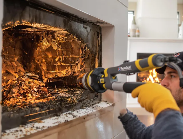 Professional chimney cleaning by Monroe Chimney Sweep in Monroe, CT