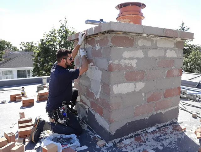 Advanced chimney repair process by Monroe Chimney Sweep in Monroe, CT